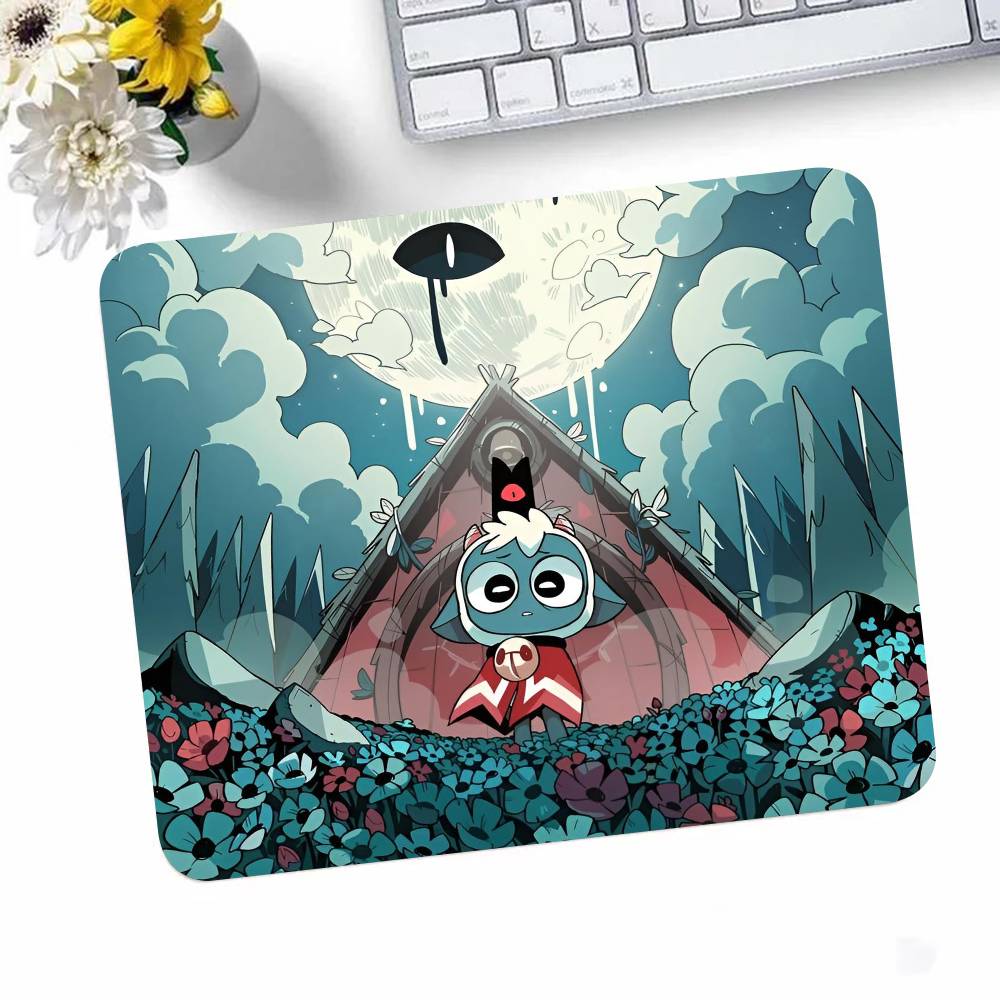Cult Of The Lamb Gaming Mousepad Small LockEdge Mouse Pad For Gamers Computer Desk Pad Rectangular Anti-slip Rubber