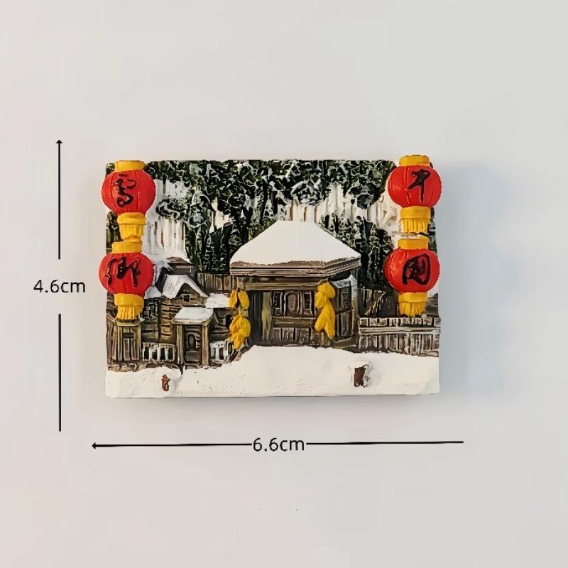 China Fridge Stickers Namtso Jokhang Temple Tourist Souvenirs XI An LijiangTibet Fridge Magnets Home Decor Wedding Gifts