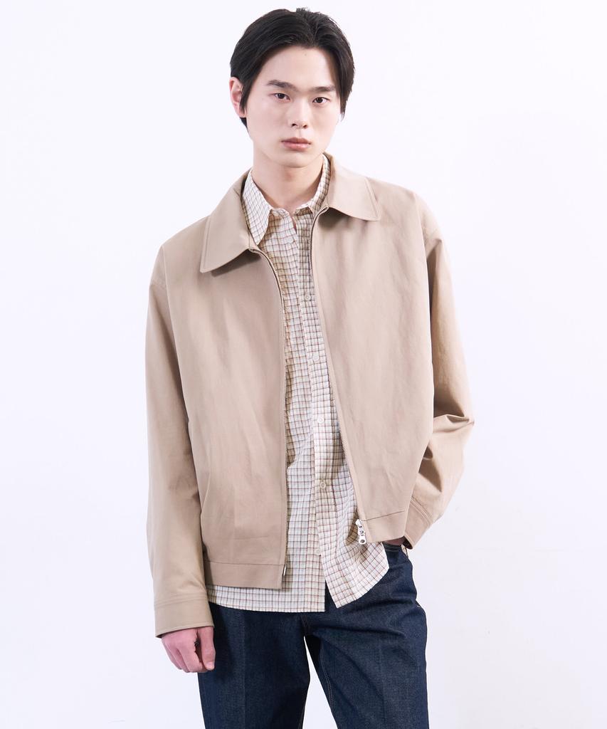 Plac Cotton Blouson Jumper Beige