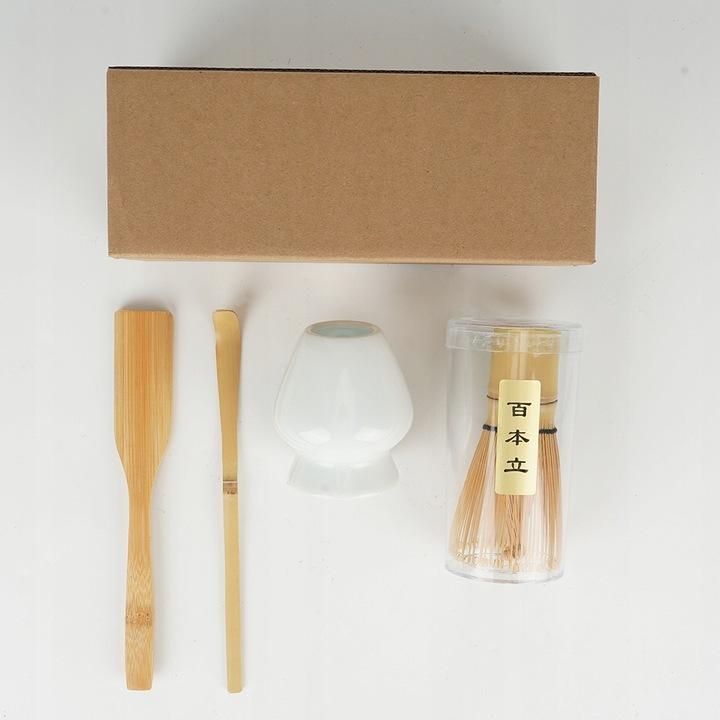 Matcha-Tee-Set, Matcha-Besen-Set, Mit 4-in-1-Schneebesen Keramik