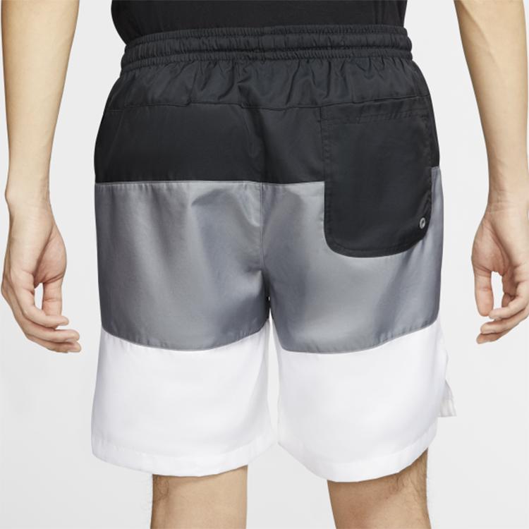 Nike Breathable Woven Casual Shorts Men Bottoms Black White Gray CJ4488-010