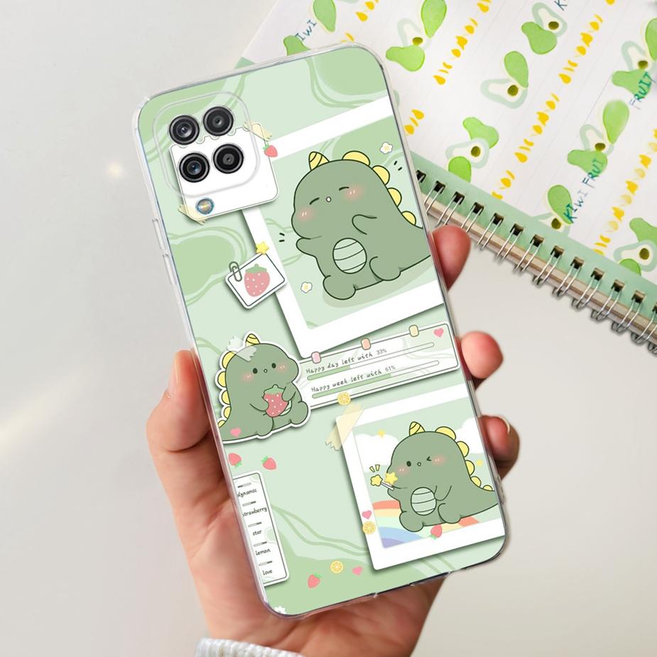 Für Samsung Galaxy A22 Hülle A22 A42 5G Niedliche Bemalte Abdeckung Klare Silikon-Handyhülle Für Samsung A22 A 22 Galaxy A42 5G Weiche Taschen