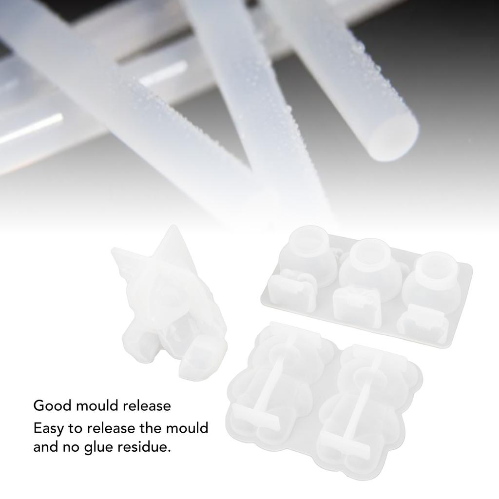 DIY Mould Heat Resistant Easy Release 3D High Toughness Bear Silicone Mould for Table Ornaments