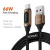 Toocki Type C To Type C Cable 100W PD Fast Charging Charger USB C To USB C Display Cable For Xiaomi POCO F3 Realme Macbook iPad