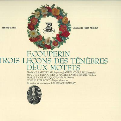 LP Record LAURENCE BOULAY, JEANNINE COLLARD,  - Couperin: Trois Lecons Des Tenebres REM1010RE ERATO 1970 Japan Obi Classical Used