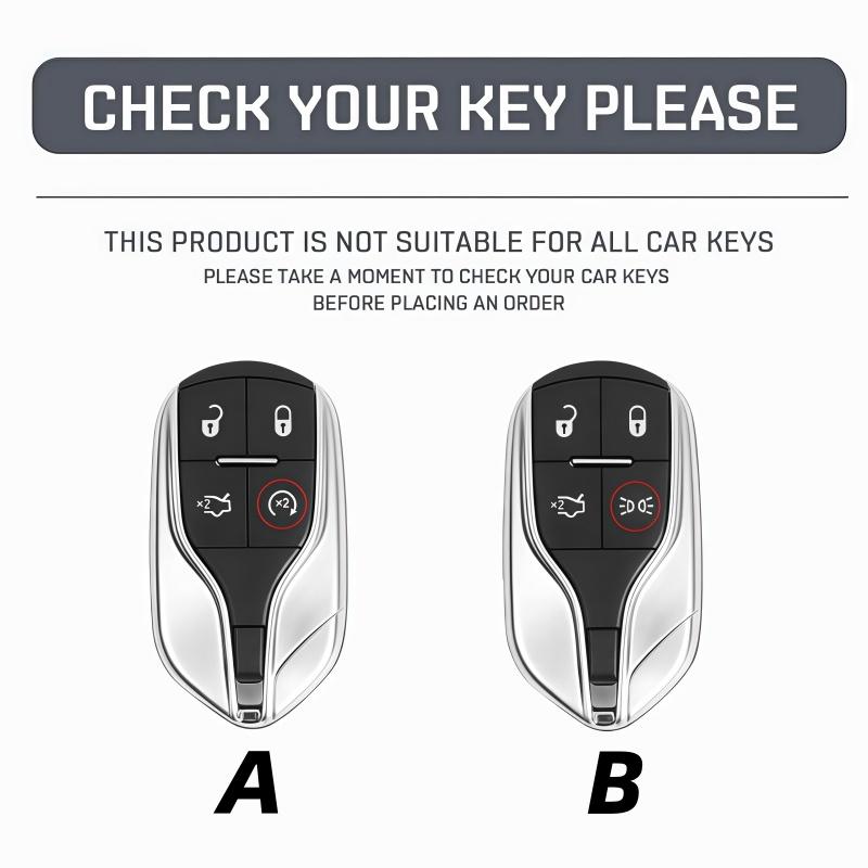 Aesthetic Wooden Pattern Key Cover Suitable For Maserati Ghibli Levante Quattroporte 2014-2024 Accessories