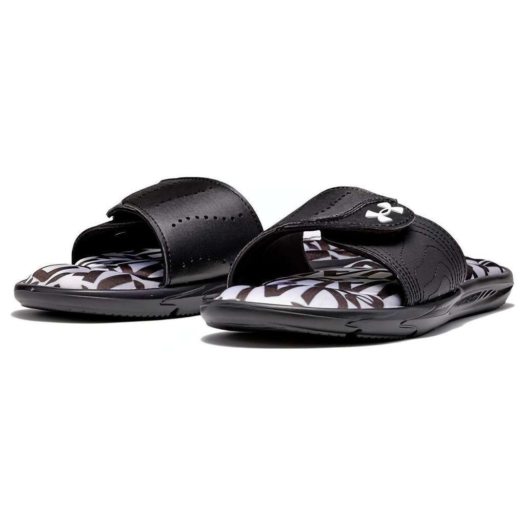 Under Armour Ignite 6 Graphic Footbed Slide 'Halo Grey Black' Women's 3023767-105