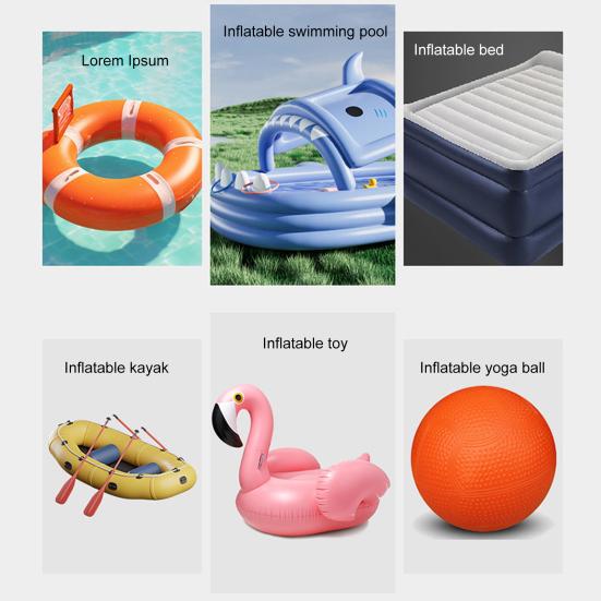 Manual Air Pump Fast Inflation Hand Pulled Air Pump Easy To Use Compact Portable Two-Way Handheld Inflatable Air Pump