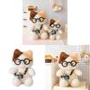 Three Flower Cat Plush Toy Cartoon Camera Style Cushion For Kids And Collectors