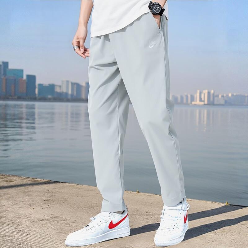 NIKE Men s Sport Casual Woven Straight Leg Pants L