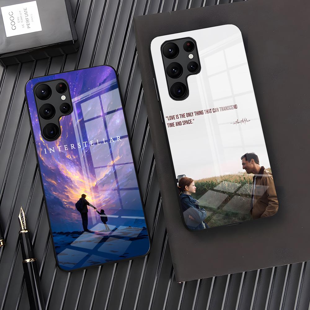 Interstellar Movie Phone Case For Samsung S26 S25 Plus S20 S20 Plus S22 Ultra S23 FE S21 Plus S21 Ultra Glass Cover