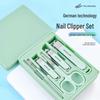 German Six-Piece Nail Clipper & Tweezer Set - High-End, Anti-Splash Foot Care Tools