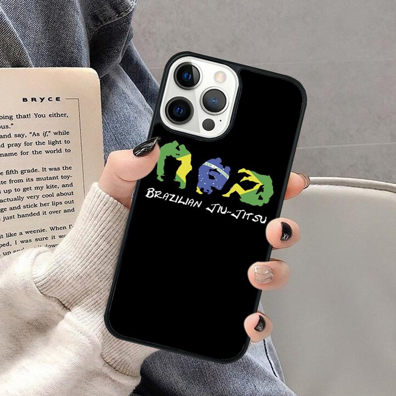 

BJJ Brazilian Jiu Jitsu Art Phone Case for iPhone 17 Air 16 16e 15 Plus for Apple 13 11 12 14 Pro Max Cover coque iPhone 13