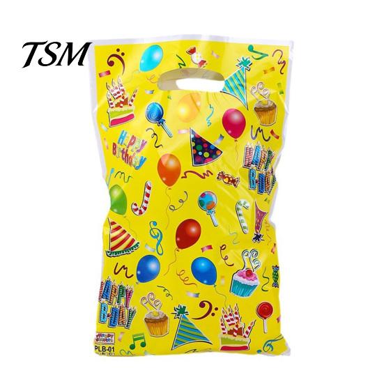 Sacchetti da Festa Senza BPA 50 Pezzi Caramelle Dolcetti con Manico Grande Capacità Colori Vivaci Disegni Cartoni Animati Regalo di Compleanno Giocattoli Gadget
