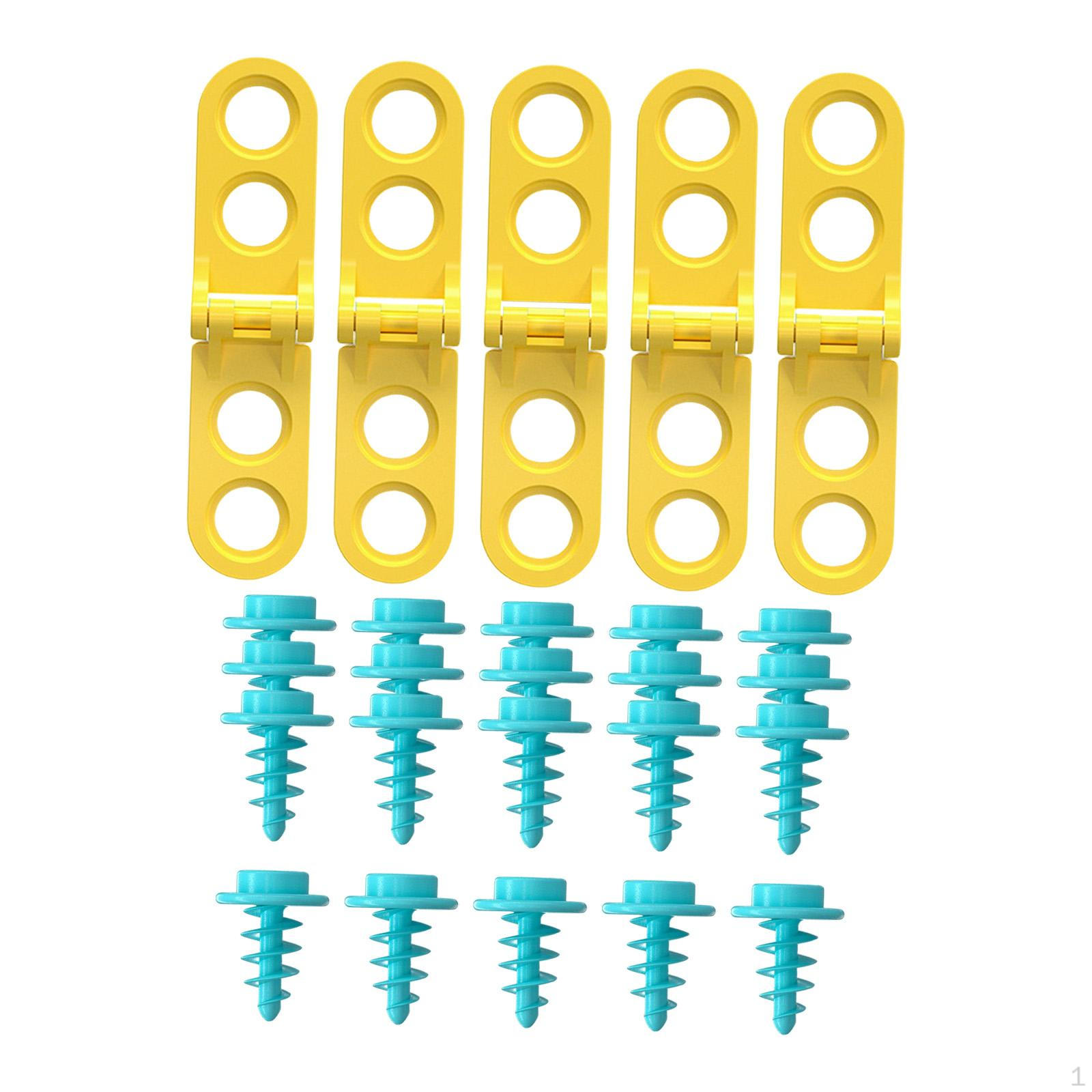 

5 Cardboard Hinges for Construction Tools with 20 Screws, Early Educational Toys Boys And Girls. Style A