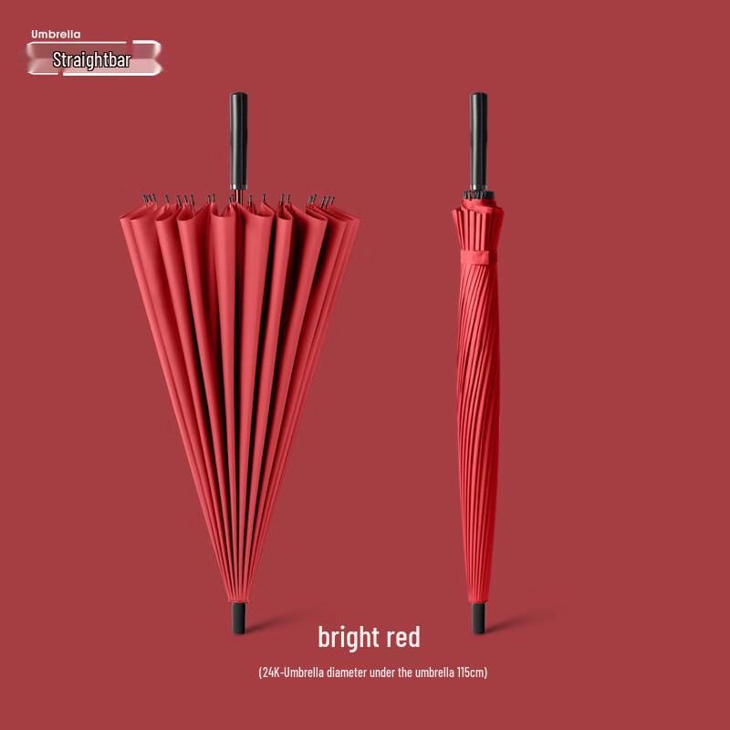 Caderno 24-Rib Windproof Long Handle Umbrella
