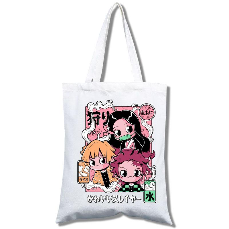 

Animation, Tote Bag Fashion Shopping Bag Portable Women S Shoulder Bag Canvas Bag non-zipper style 6