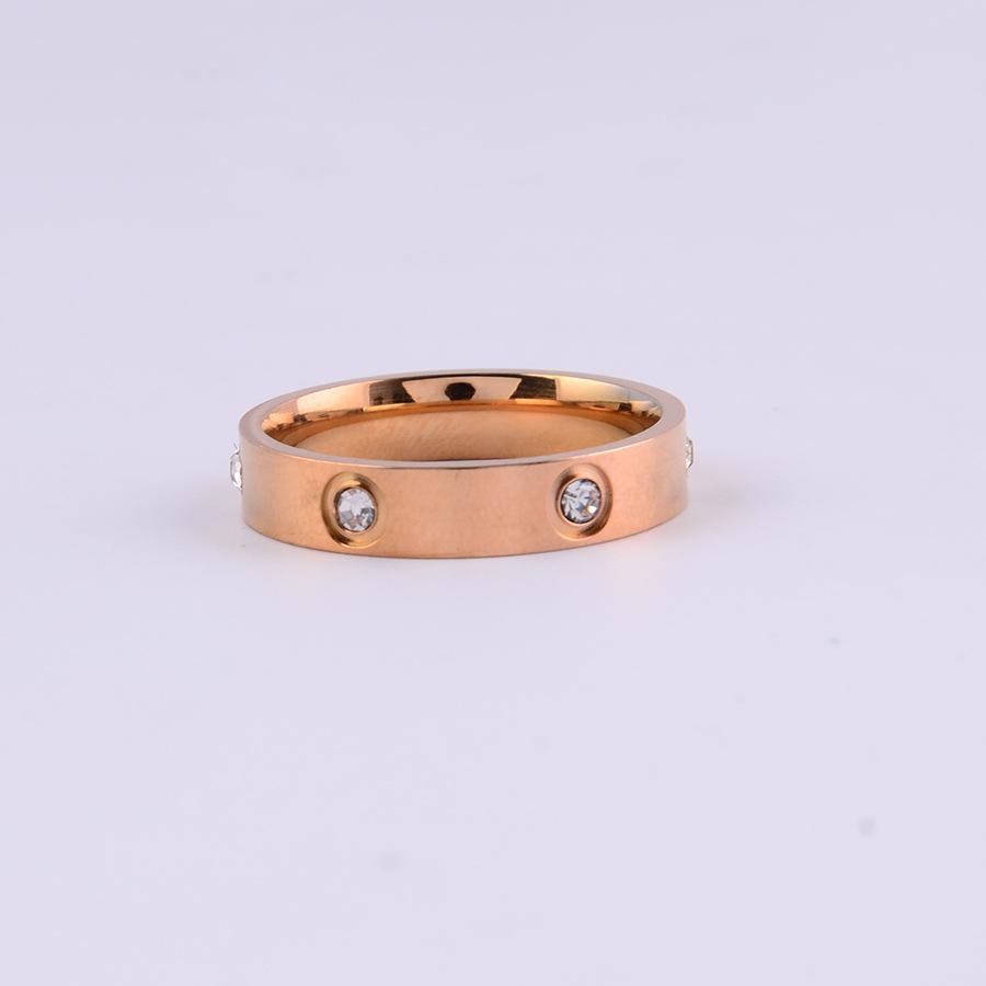 

Love Series Couple Ring Stainless Steel Ring Women s Niche Diamond Jewelry Valentine s Day Size 11