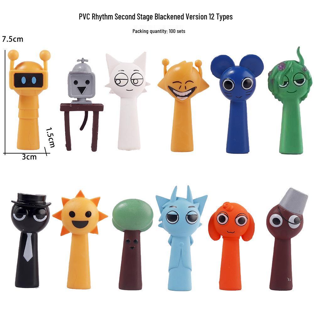 SprunkiPlush Rhythm Box Figurine: Cute Cross-Border Ornament Doll
