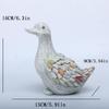 Duck Garden Statues Resin Duck Figurines for Home Office Desktop Decorations Animal Sculpture for Garden Porch Decors