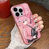 Cute Anime Bocchi The Rock Casing For Iphone 17 16e 16 15 14 13 12 11 Pro Max Plus 17 Air Armor Cartoon Plating Pink Phone Case