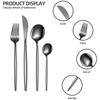 2025 Stainless Steel 24-Piece Cutlery Set for Hotels & Restaurants: Steak Knife, Fork & Spoon