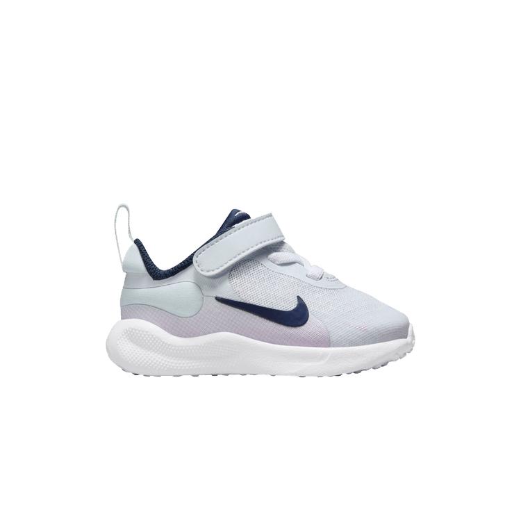 

Nike Revolution 7 TD Football Grey Midnight Navy Детские кроссовки Lilac-Bloom Lilac FB7691-004