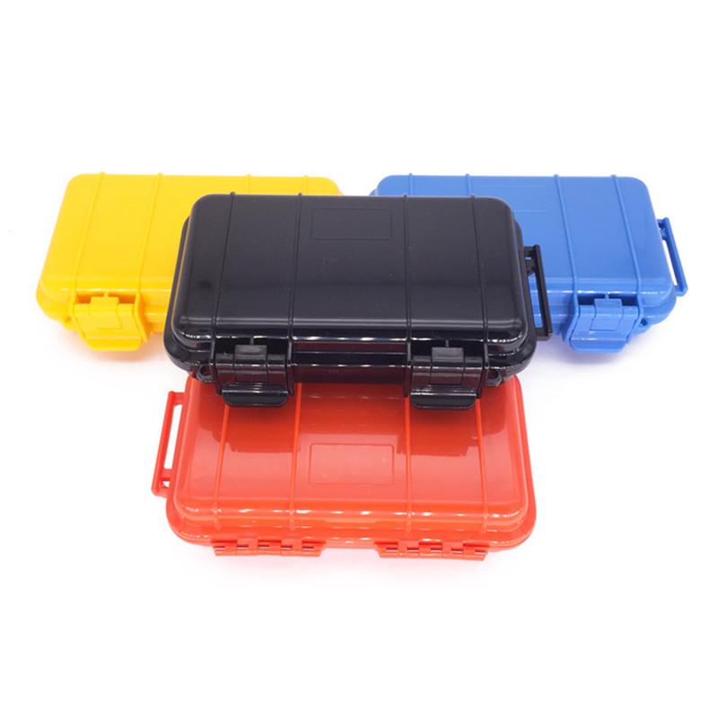 4 Farben Outdoor Stoßfeste Wasserdichte Box Überlebens Luftdichte Hülle Halter Aufbewahrung Streichholz Werkzeug Kopfhörerhülle Reise Versiegelter Behälter
