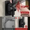 Punch-Free Adjustable Shower Head Holder with Hook