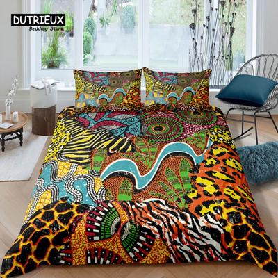 Home Living Luxus 3D Leopard Bettwäsche Set Bettbezug Kissenbezug Kinder Bettwäsche Set Queen und King EU/US/AU/UK Größe