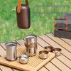Fubolai Pure Titanium Portable Outdoor Tea Set