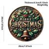 2026 Christmas Acrylic Hanging Sign Wall Decoration Round Door Ornament
