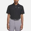 Polo Shirts Men's Black Polo Collar Moderate Straight Fit CU9792-010