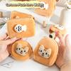Cartoon Cute Cat Fish Coin Purse Creative Plush Animal Wallet Children Mini Zipper Coin Bag  Earphone Storage Bag