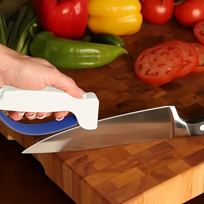 Portatif El Tipi Bıçak Bileme Aleti, Tungsten Çeliği Bahçe Aletleri Bıçak Bileme Cihazı, Metal Manuel Elektriksiz Kenar Bileme Aleti