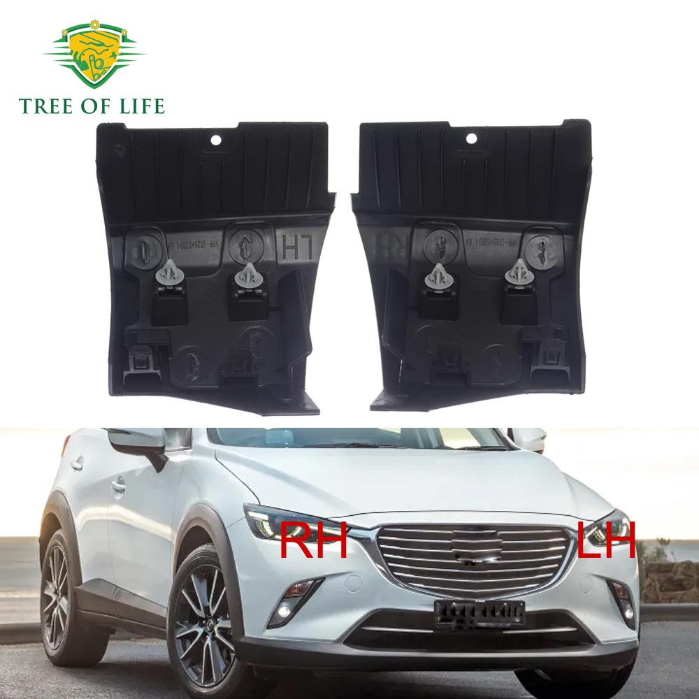 Пара правая и левая передняя нижняя накладка на крыло автомобиля для Mazda CX-3 CX3 2016- D10E51PJ0C D10E51PP0C Пластик SET