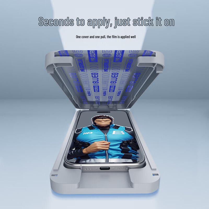 Blue Gorilla HD Tempered Glass Screen Protector for iPhone 16 Plus