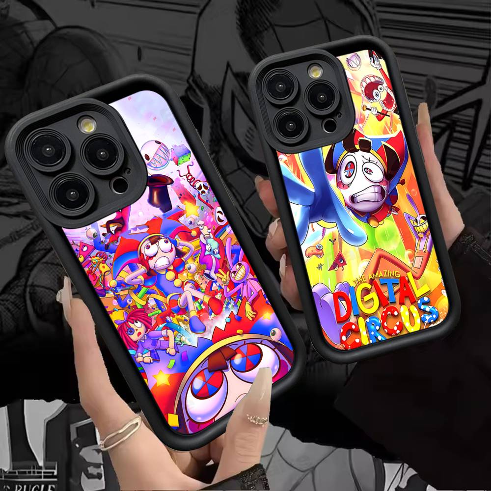 Lustiges A-Amazing D-Digital C-Circus Silikon Handyhülle Für IPhone 17 Pro Max 16 15 14 13 12 11 Plus 17 Air