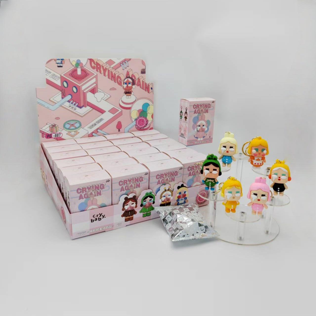 Ключница-брелок Labubu Охотник на ведьм Фигурка из слепой коробки - Подвеска на рюкзак ПВХ