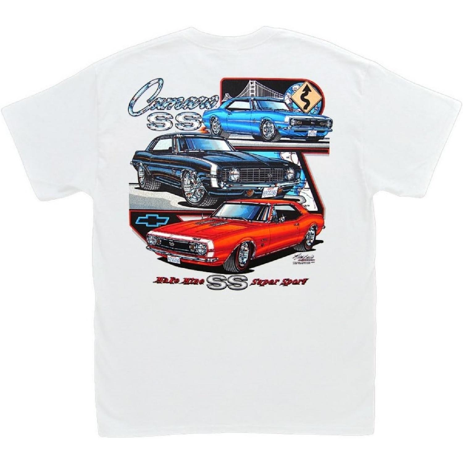 Make Mine SS_Camaro T-Shirt_ Z_28 RS Chevy ZL1 67 68 69 XXXXXL белый