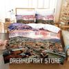 3D Print Blessd Cartoon Bedding Set Single Twin Full Queen King Size Bed Set Adult Bedroom Duvetcover Sets Anime Bed Sheet Set