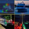 2Pcs Boat Navigation Lights Red and Green LED Marine Navigation Light Boat Bow L