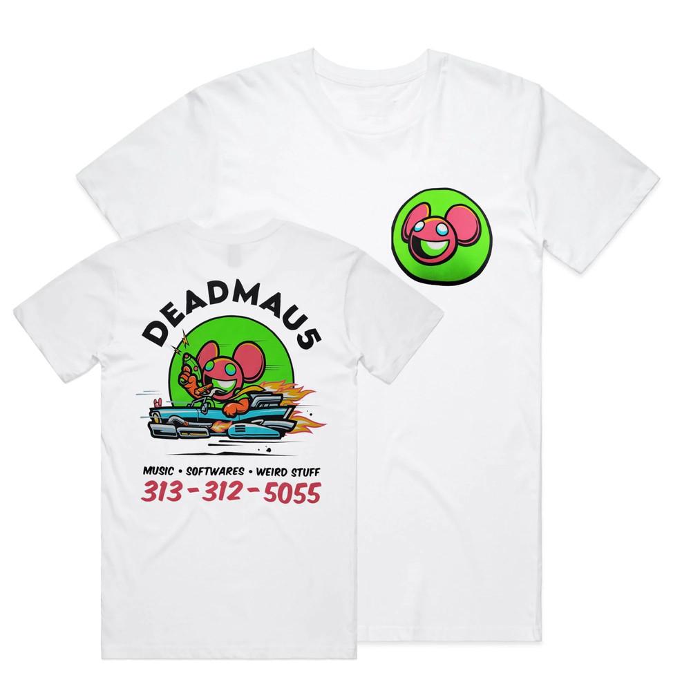 New Deadmau5 Album Heavy Cotton White S5XL T Shirt 2 Sides AG608 Unisex T-Shirt S