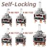 E-SG-1021/1121/1122/1221 Self-Locking Rocker Switch 32A 250VAC Copper Pin High Current Self Lock Toggle Switch