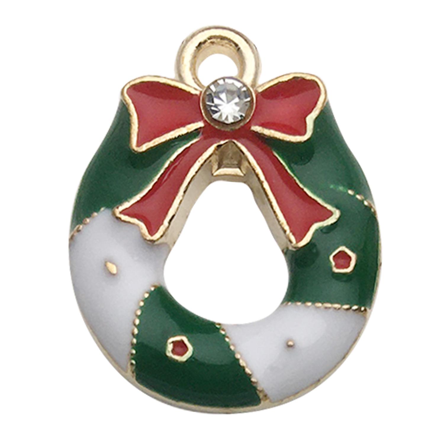 

Набір з 50 різдвяних підвісок з масляною краплею: Милий Санта, Сніговик, Дерево DIY Ювелірні Аксесуари Oil dripping Christmas