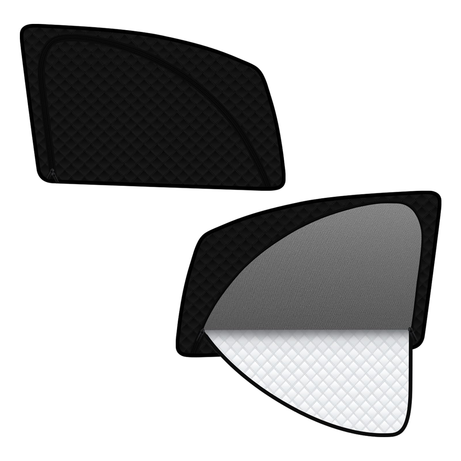 

Integrated Sunshade with Steering Wheel Cover for Toyota 80 Series 2014 October Easy to Install and Mesh Curtain with Magnetic Light Side Sunshades чёрный