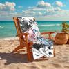 1Pc Warrior Beach Towel Quick Dry Multiuse For Beach Pool Gym Yoga Home Travel Christmas Halloween Xmas Gift S167