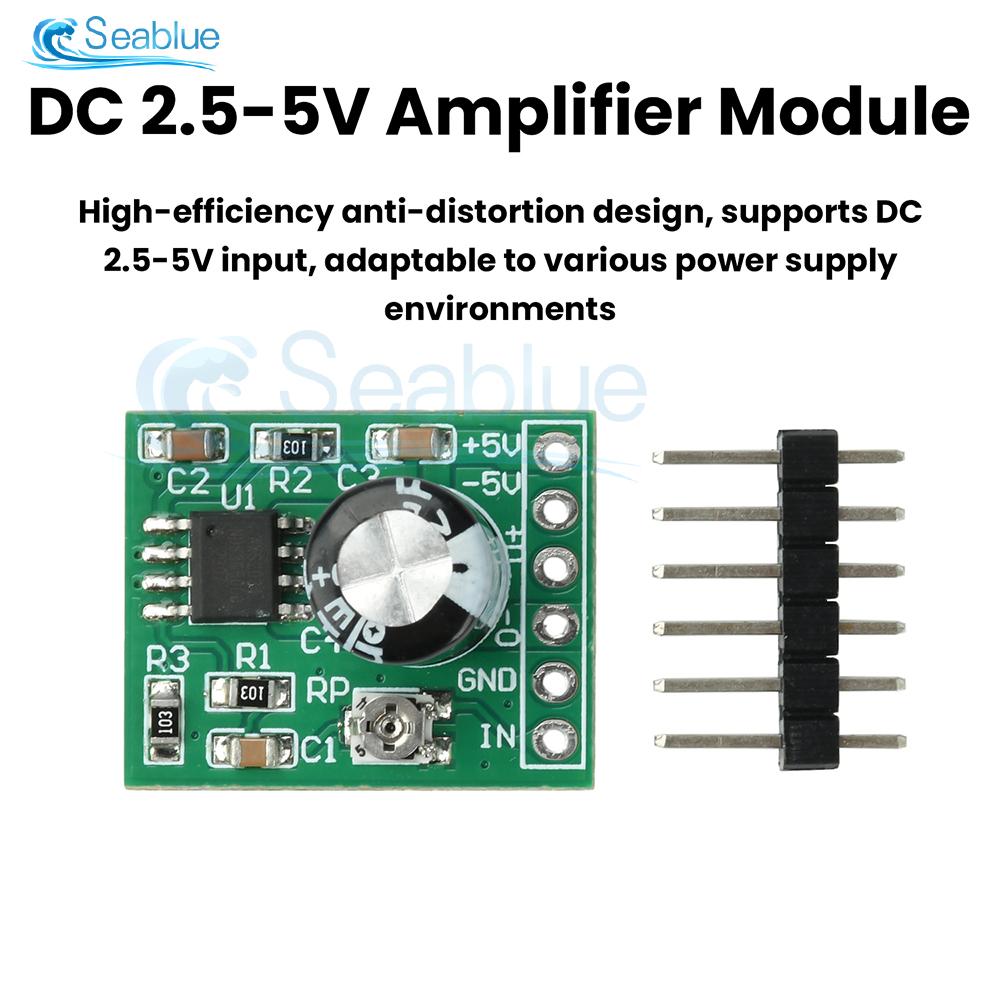 DC 2.5-5V Anti Sound Breaking Mini Digital Amplifier Module AXS2031 Audio Amplifier Board With Adjustable Volume Mono 5W Output