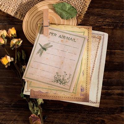 30 Stück, Vintage-Scrapbooking-Zubehör, ästhetisches Scrapbook-Papier für Journaling, dekorative Geschenke