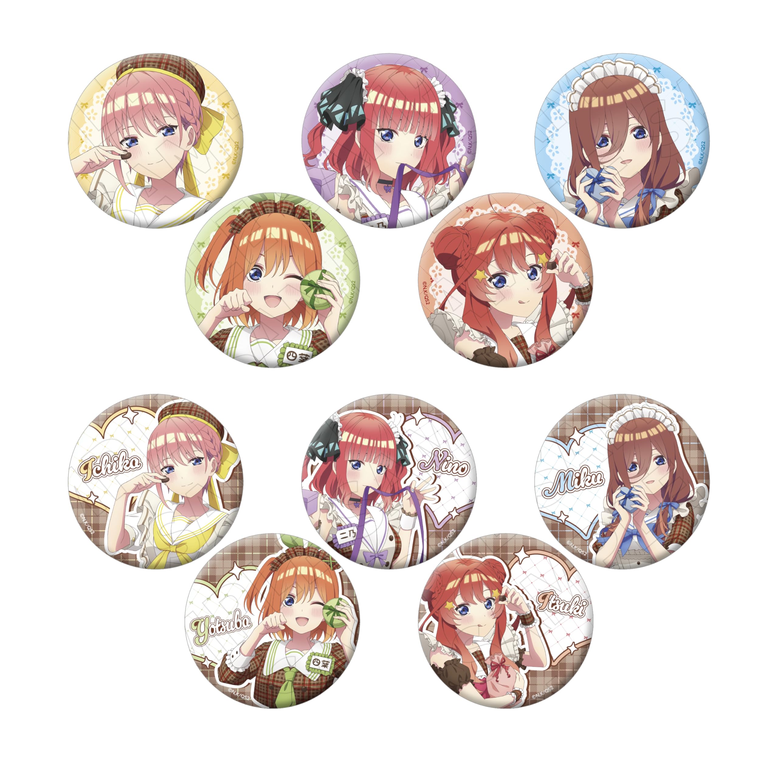 

3 The Quintessential Quintuplets Trading Badge Box of 10 o clock